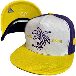 DEFECT Cayler and Sons VACAY MODE SnapBack Hat One Size Fits All Skull Palm Tree
